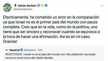 El presidente de Asturias se lleva todos los aplausos por un tuit nada habitual: "Te honra"