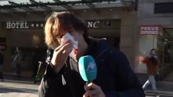 Brutal agresión al periodista Cake Minuesa (Intereconomía) durante el 21-D