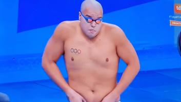 Aparece este nadador y se escucha esto en Teledeporte: unos pocos se han dado cuenta