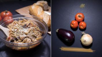 Recetas fáciles: espaguetis con berenjena