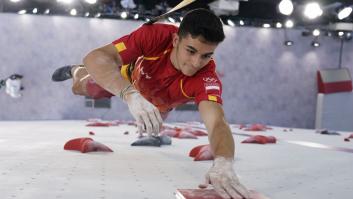 Alberto Ginés, medalla de oro en escalada en los Juegos de Tokio