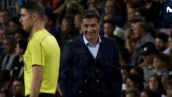 La frase con la que reacciona Míchel cuando los aficionados le llaman "maricón"