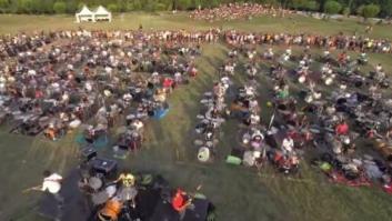 Un pueblo italiano logra un concierto de Foo Fighters grabando a mil personas cantando sus temas