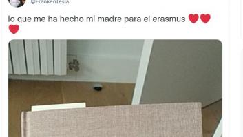 Se va de Erasmus y lo que le hace su madre es todo un fenómeno en Twitter: ha dado en el clavo