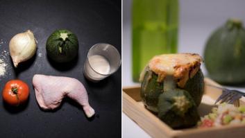 Recetas fáciles: calabacines rellenos de pollo