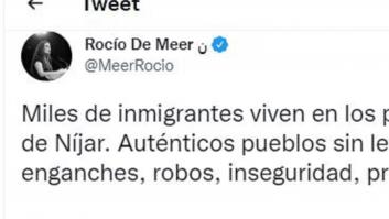 El tuit de una diputada de Vox que causa repulsa generalizada: "Maldad ideológica"