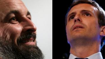Santiago Abascal se come a Pablo Casado