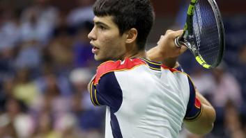 Carlos Alcaraz se retira de los cuartos del US Open por un problema en el aductor