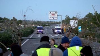 Los CDR cortan la AP-7 durante varias horas