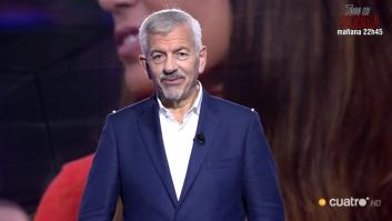 Carlos Sobera recibe el aplauso de la audiencia por sus palabras a Sofía Cristo en 'Secret Story'