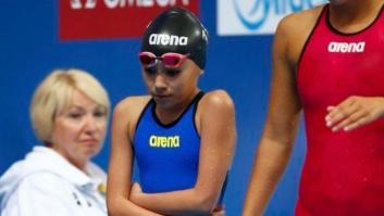 Una niña de 10 años compite en los Mundiales de natación de Kazan