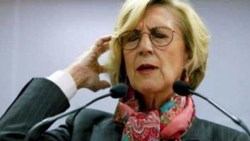 Rosa Díez ilustra el éxito de la manifestación por la unidad de España con la foto de una marcha independentista de 2012