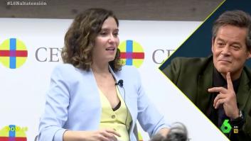 Jorge Sanz mira un vídeo de Ayuso y descoloca a todos con su comentario sobre ella