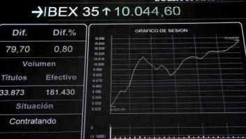 El Ibex 35 pierde un 0,17 % y se le resisten los 10.200 puntos