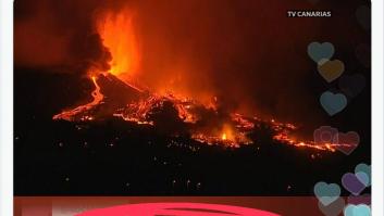 Lee un comentario sobre el volcán, hace captura, la sube a Twitter y lleva ya 25.000 'me gusta'