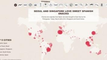 Photoworld, el mapa de Instagram que explica qué se come (o se fotografía) más en cada país