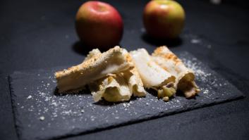 Recetas aperitivos: canelones de pollo y manzana