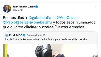 Zoido se mete con Iglesias y con Rufián y ambos suman más de 12.000 'me gusta' con la respuesta