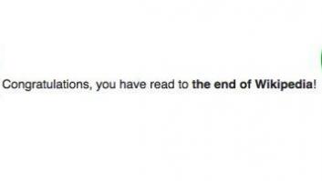 Estaba escondido, pero la Wikipedia también tiene su final