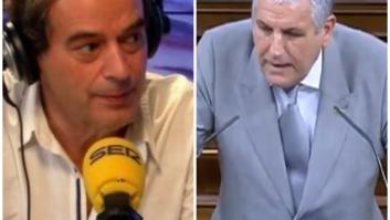 Isaías Lafuente cambia su tono habitual para definir a este diputado de Vox: le basta una palabra