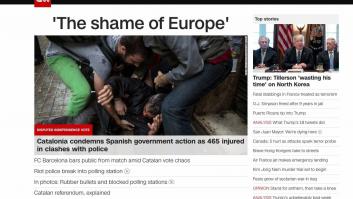 Revista de prensa internacional: así han visto los medios extranjeros el 1-O