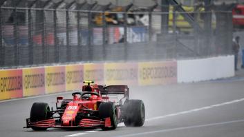 Carlos Sainz, tercero tras un loco final de carrera en Sochi