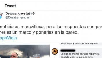 El chef José Andrés reparte ropa vieja en La Palma y las réplicas son parar llorar