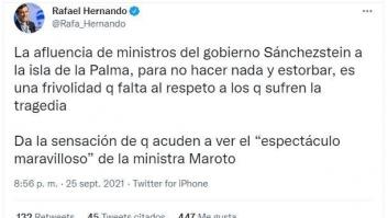 Arrasa con su contestación a este tuit de un senador del PP: una foto y 5.600 'me gusta'