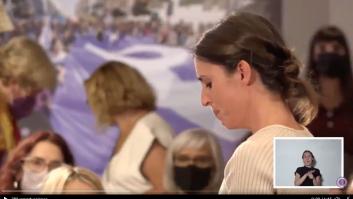 Irene Montero romper a llorar en un acto: "Perdón, mal empiezo"