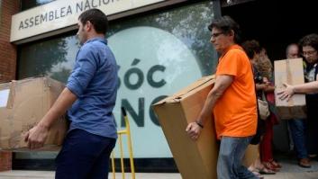 ANC evacúa todo el material sobre el referéndum del 1-O por un rumor de registro