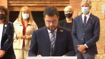 Aragonès pide unidad en el cuarto aniversario del 1-O y dice que "Cataluña volverá a votar"