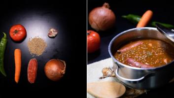 Recetas fáciles: lentejas con verduras y chorizo