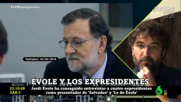 Jordi Évole recuerda las dos palabras que le dijo Rajoy tras su entrevista: "Ahí se acabó"