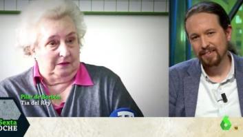 La tajante respuesta de Pablo Iglesias en 'La Sexta Noche' a la tía del rey por sus palabras sobre Franco