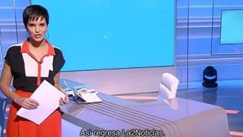 Así regresa La 2 Noticias: la inesperada primera noticia con la que ha comenzado