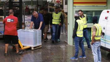 La Guardia Civil requisa 100.000 carteles del 1-O en una nave de Barcelona
