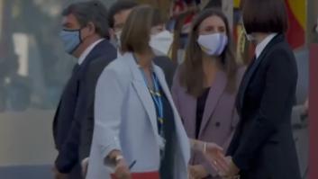 La reivindicativa mascarilla de Irene Montero en plena Hispanidad