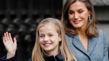 El guiño de Letizia a la princesa Leonor en su primera intervención pública