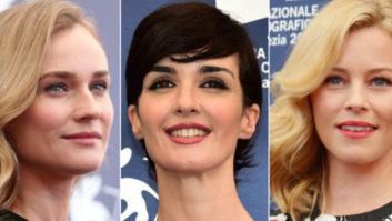 Paz Vega, Diane Kruger y Elizabeth Banks, vestidas iguales en la presentación del 72º Festival de Cine de Venecia