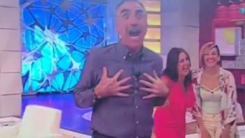 Juan y Medio bromea sobre la polémica del vestido que cortó a su compañera Eva Ruiz