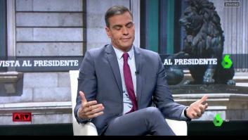 Pedro Sánchez responde con un sonoro y expresivo "pffff" a esta pregunta personal de Ferreras