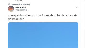 Un usuario capta la foto de esta nube y no paran de llover memes