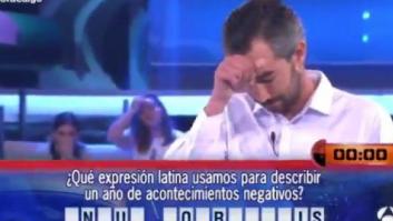 Un concursante hace la peor jugada de la historia de 'Ahora Caigo'