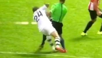 Un árbitro implacable en San Mamés