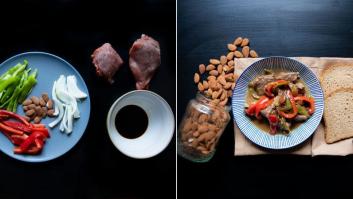 Recetas fáciles: ternera con almendras en salsa de soja