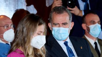 El rey sorprende a los periodistas al contar este chascarrillo sobre Leonor