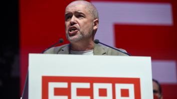 El momentazo de Unai Sordo, líder de CCOO, sobre el escenario: "Muy grande"