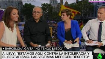 Andrea Levy, abucheada mientras intervenía en directo en 'LaSexta'