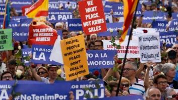 "No tinc por": medio millón de personas claman en Barcelona contra el terror
