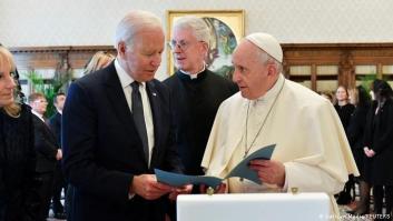 Biden elogia al papa: "Eres el mayor guerrero por la paz que he conocido"